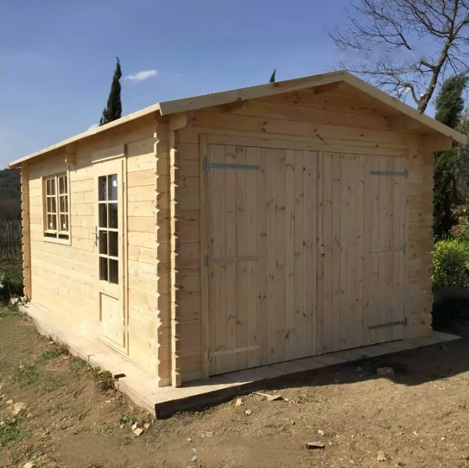 GARAGE IN LEGNO MOD. GARDA 15 mq - immagine 2