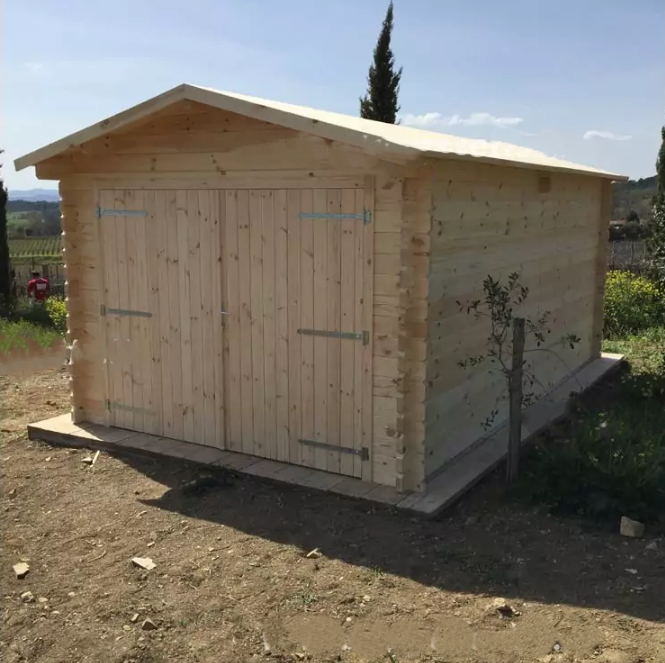 GARAGE IN LEGNO MOD. GARDA 15 mq - immagine 3