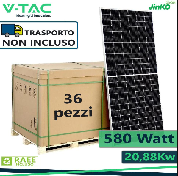 PANNELLO SOLARE 580 W V-TAC