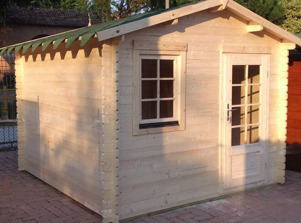 CASETTA IN LEGNO MOD. COMO 9 MQ - immagine 2