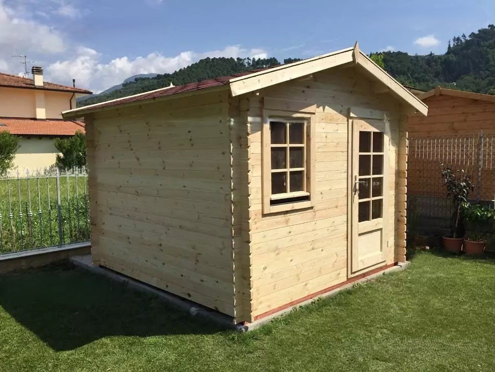 CASETTA IN LEGNO MOD. COMO 9 MQ - immagine 3