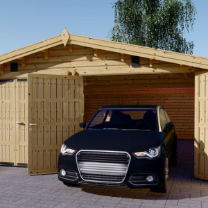 GARAGE IN LEGNO DOPPIO MOD. ARIZONA 48 MQ