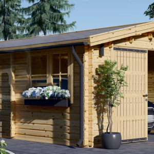 GARAGE IN LEGNO MOD. MIAMI 30 MQ