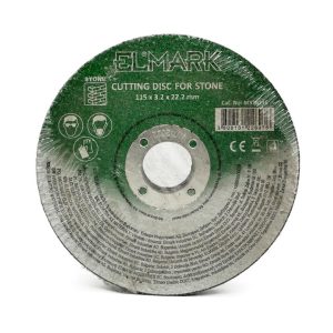 DISCO DA TAGLIO PIETRA 115x3.2x22.2MM - ELMARK M516216