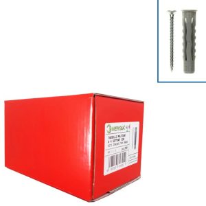 TASSELLI MULTIUSO A 4 SETTORI CON VITI ZINCATE TSP A CROCE - SMP1137