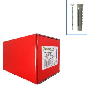 TASSELLI MULTIUSO A 4 SETTORI CON VITI ZINCATE TSP A CROCE - F4V10