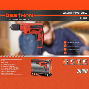 TRAPANO ELETTRICO A PERCUSSIONE ELETTRICO 380W - DESTMAN DT-5038